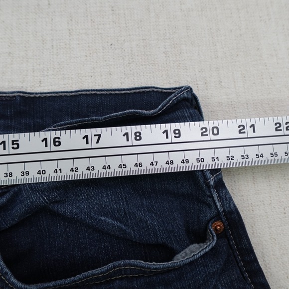 Levis 559 Jeans Blue Mens 40x32 Regular Fit Cotton Denim Mid Rise Straught Leg - Picture 10 of 12